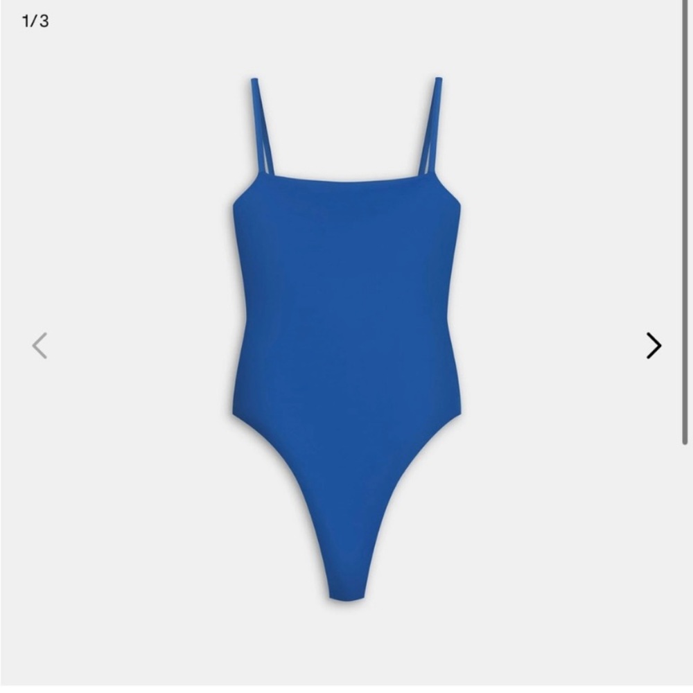 madhappy one piece swim blue